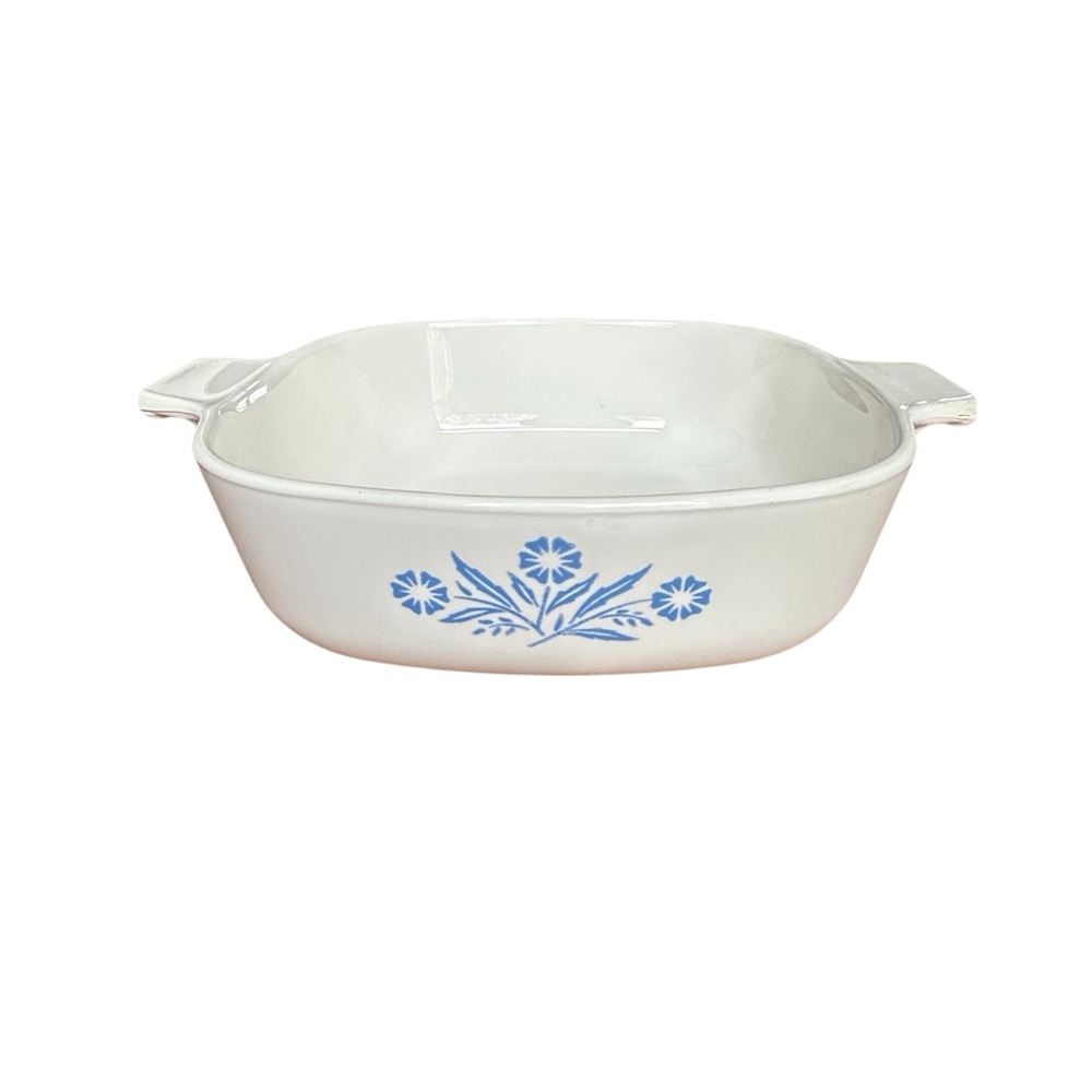 Corning Ware Vintage 60s P-1-B Blue Cornflower 1 Quart Baking Dish‎ Casserole